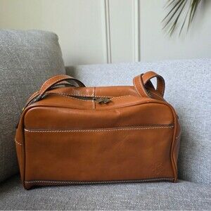 Patricia Nash Heritage Collection Manali Tote Leather Tanned Handbag 12x7x4